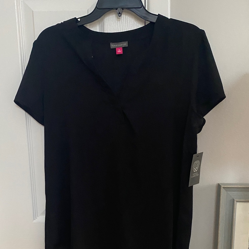 Vince Camuto Classic Black Blouse